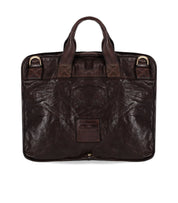 CAMPOMAGGI DARK BROWN BRIEFCASE