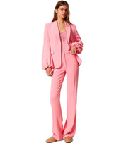 PANTALONE FLARE ROSA TWINSET