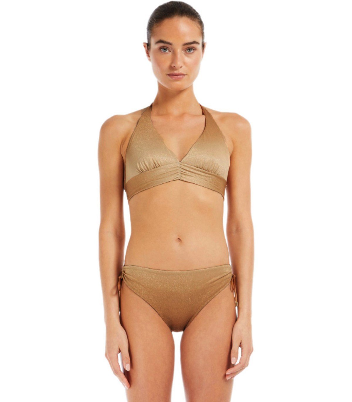 MAX MARA BEACHWEAR BETTA B CUP GOLD BIKINI