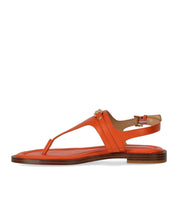 MICHAEL KORS MANDY ORANGE THONG SANDAL