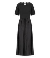 MAX MARA WEEKEND BRONZO SCHWARZES LANGES KLEID