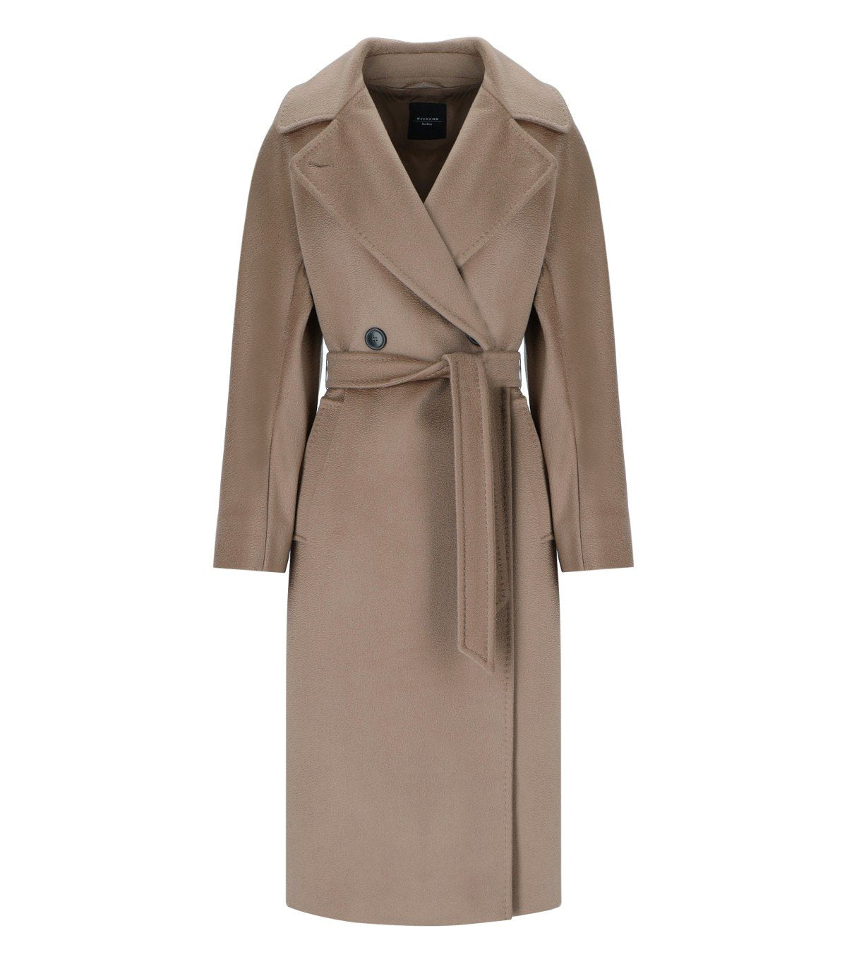 CAPPOTTO CON RESINA MARRON GLACE' MAX MARA WEEKEND