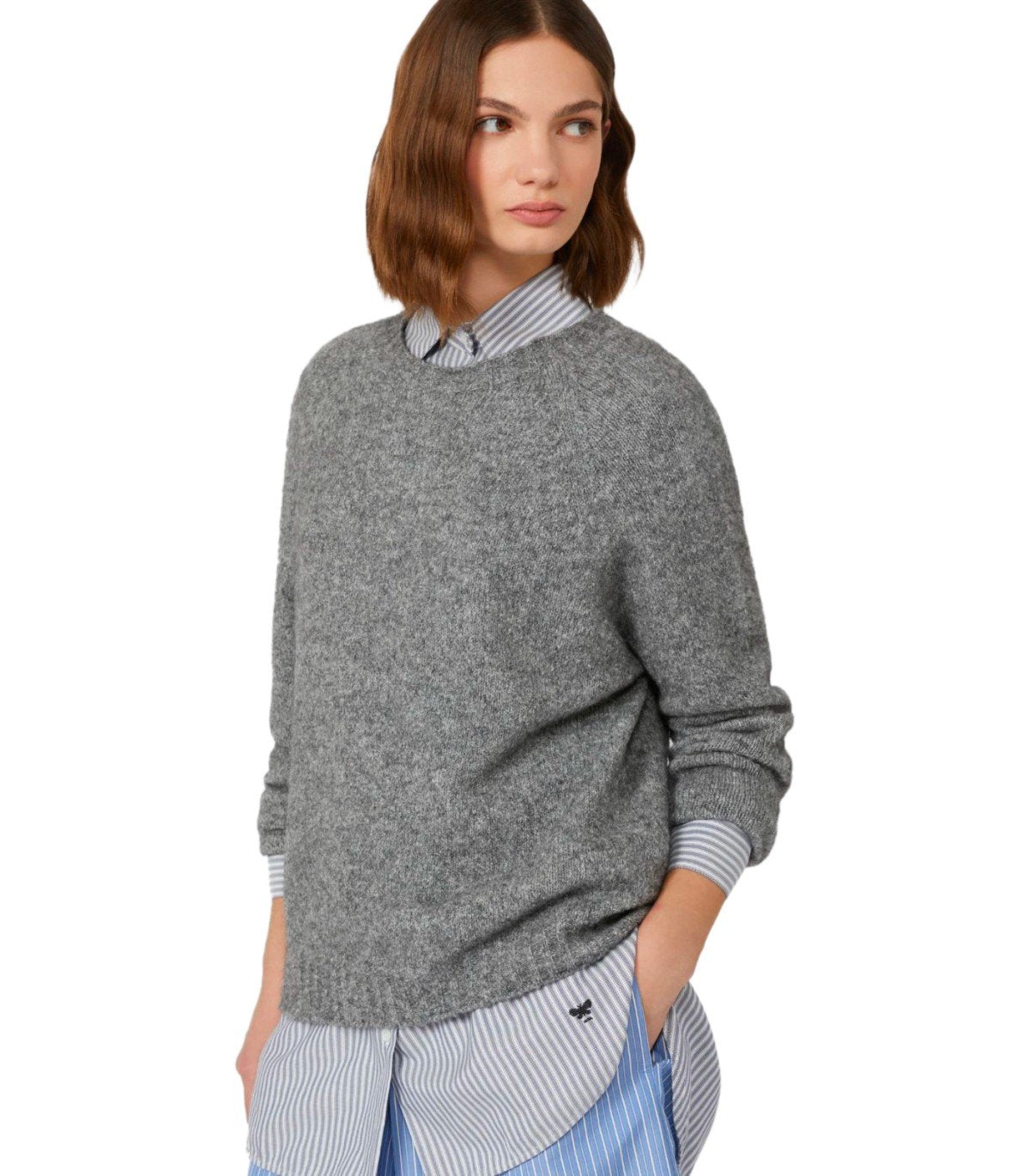 MAGLIONE GHIACCI GRIGIO MÉLANGE MAX MARA WEEKEND