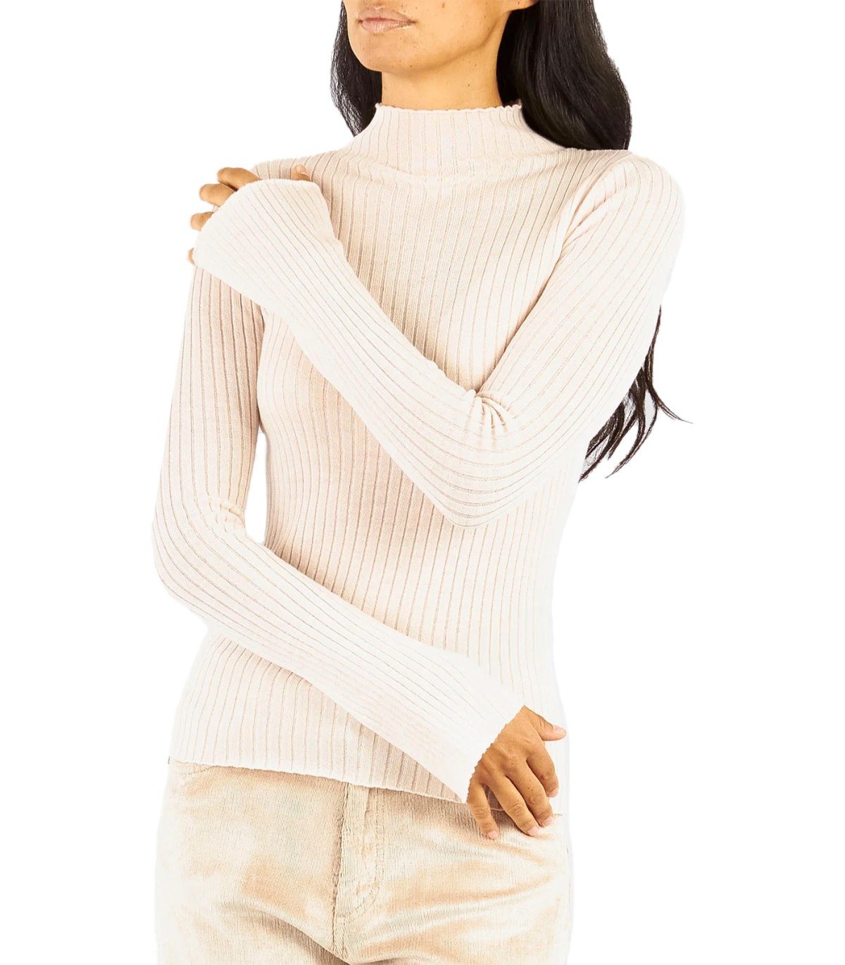 CRUNA CONNIE CIPRIA RIBBED SWEATER