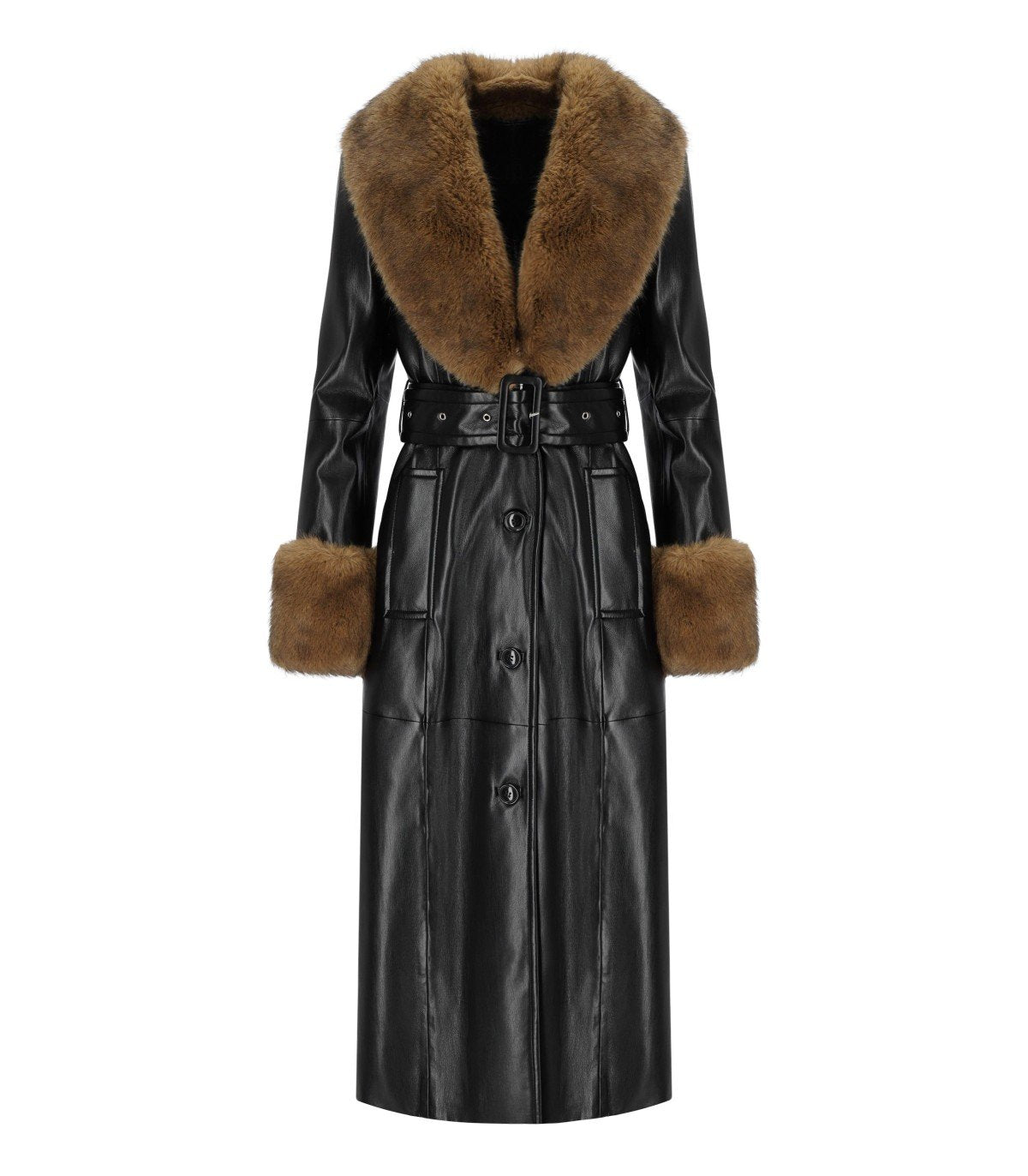 STAND STUDIO ESTELLA ZWART COAT