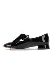 A.BOCCA MARY JANE BLACK BALLET FLAT WITH BOW