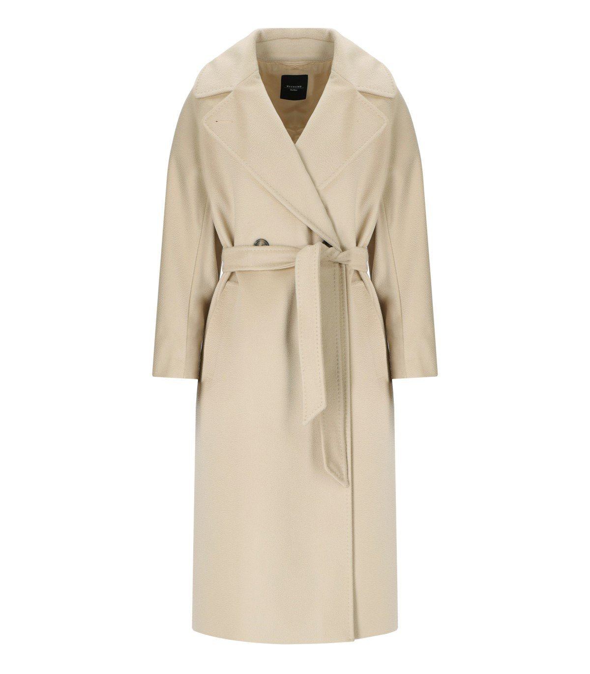 Cappotto con Cintura Resina Avorio Max Mara Weekend – FerrarisBoutique