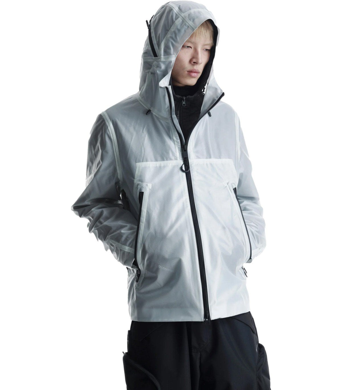 KRAKATAU BICEP LINER WHITE HOODED JACKET