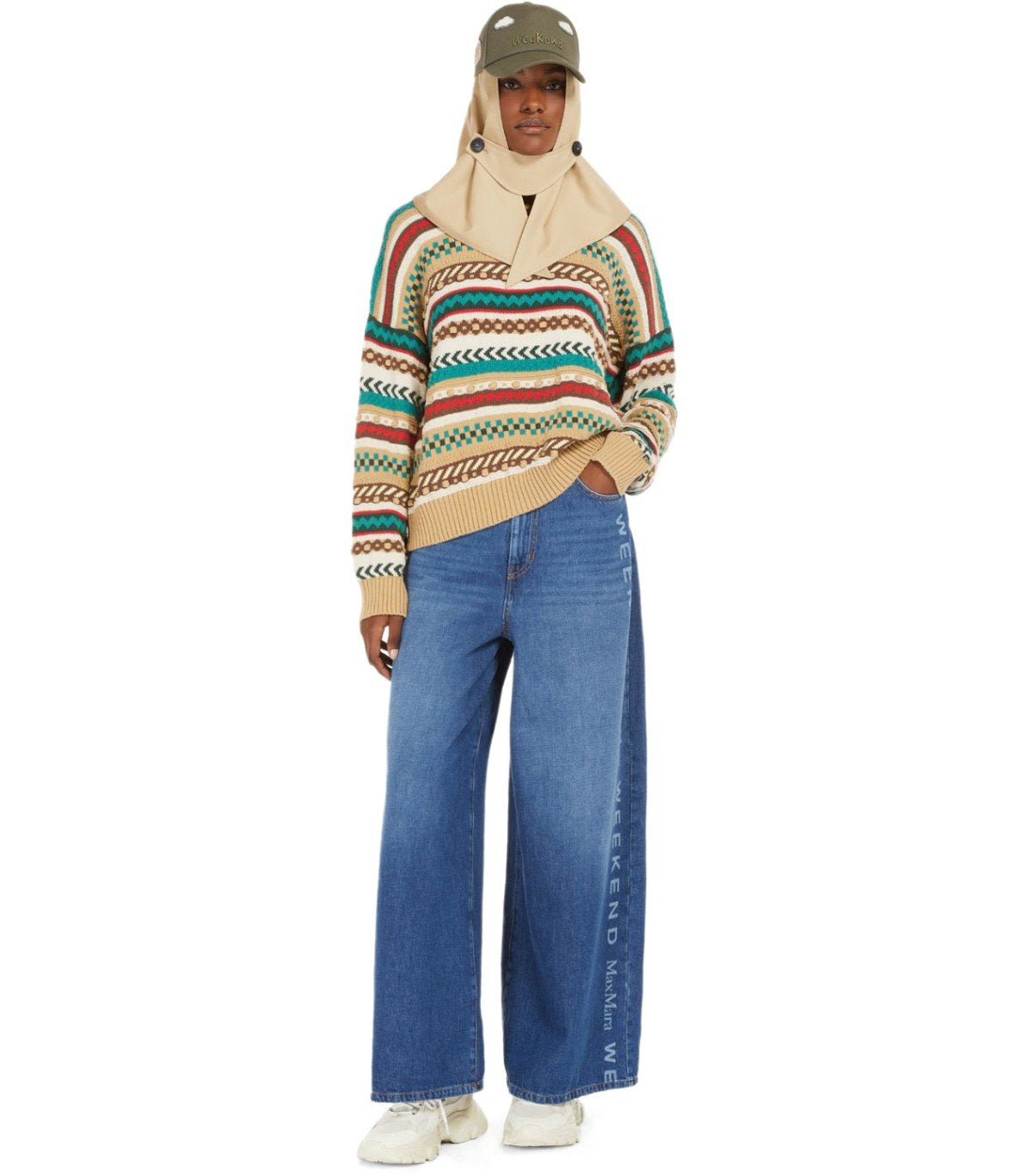 MAGLIONE GIROCOLLO NOVARA BEIGE MAX MARA WEEKEND