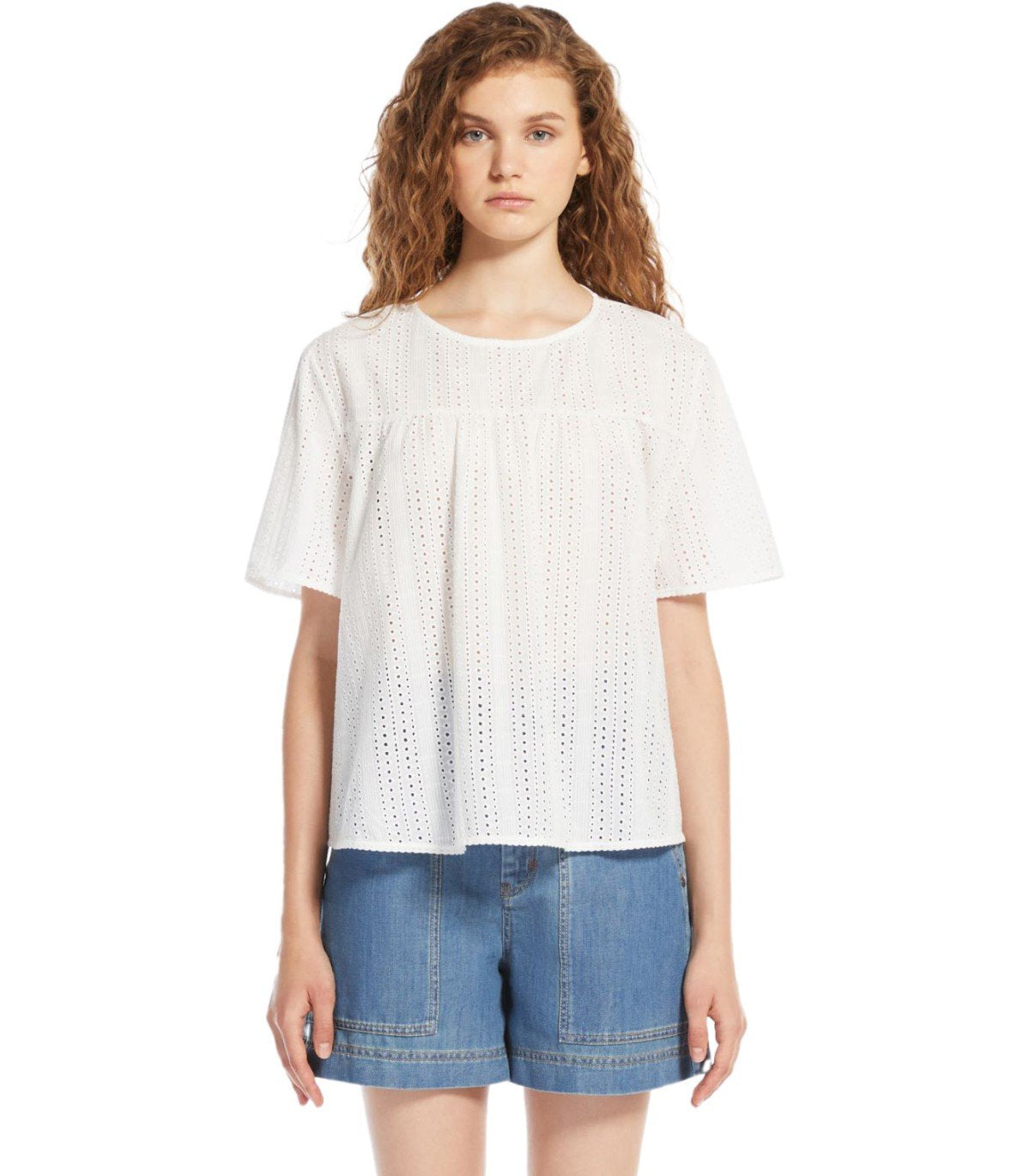 MAX MARA WEEKEND EDITTA WHITE BLOUSE
