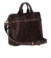 CAMPOMAGGI DARK BROWN BRIEFCASE