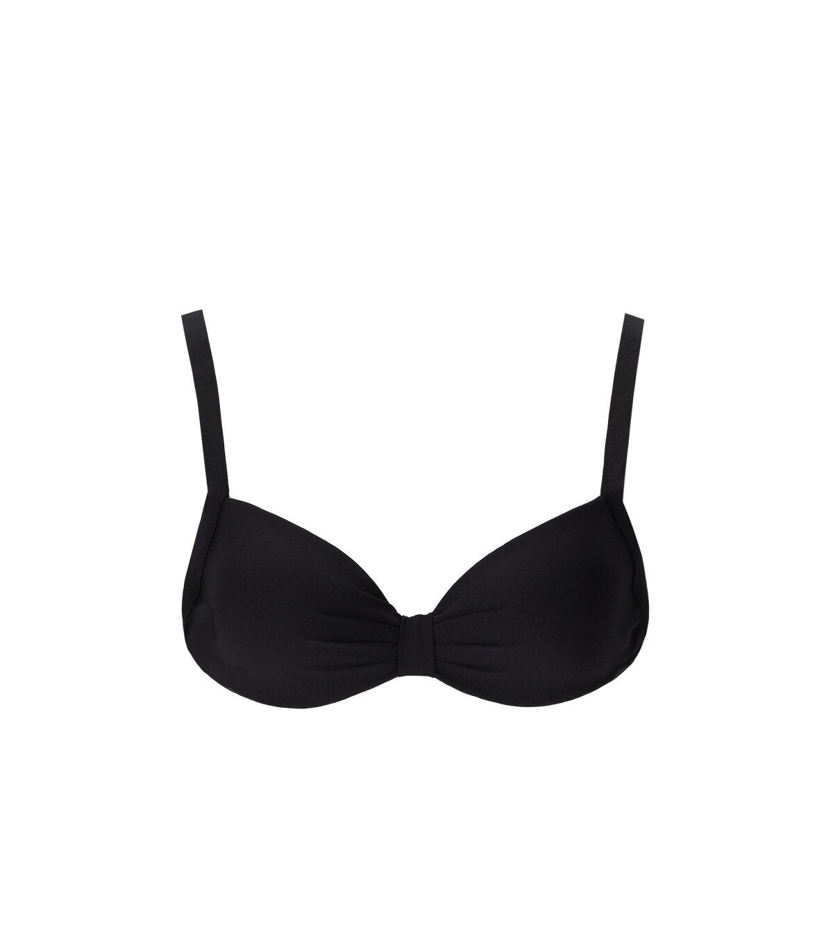 MAX MARA BEACHWEAR ANIA BLACK BIKINI TOP