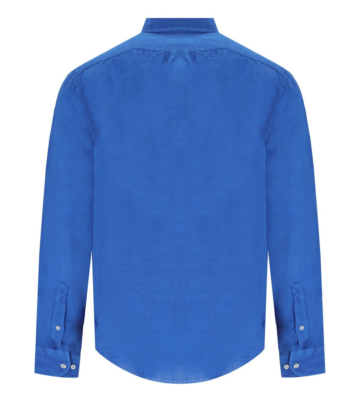 B-D BAGGIES BRAD BLUE LINEN SHIRT