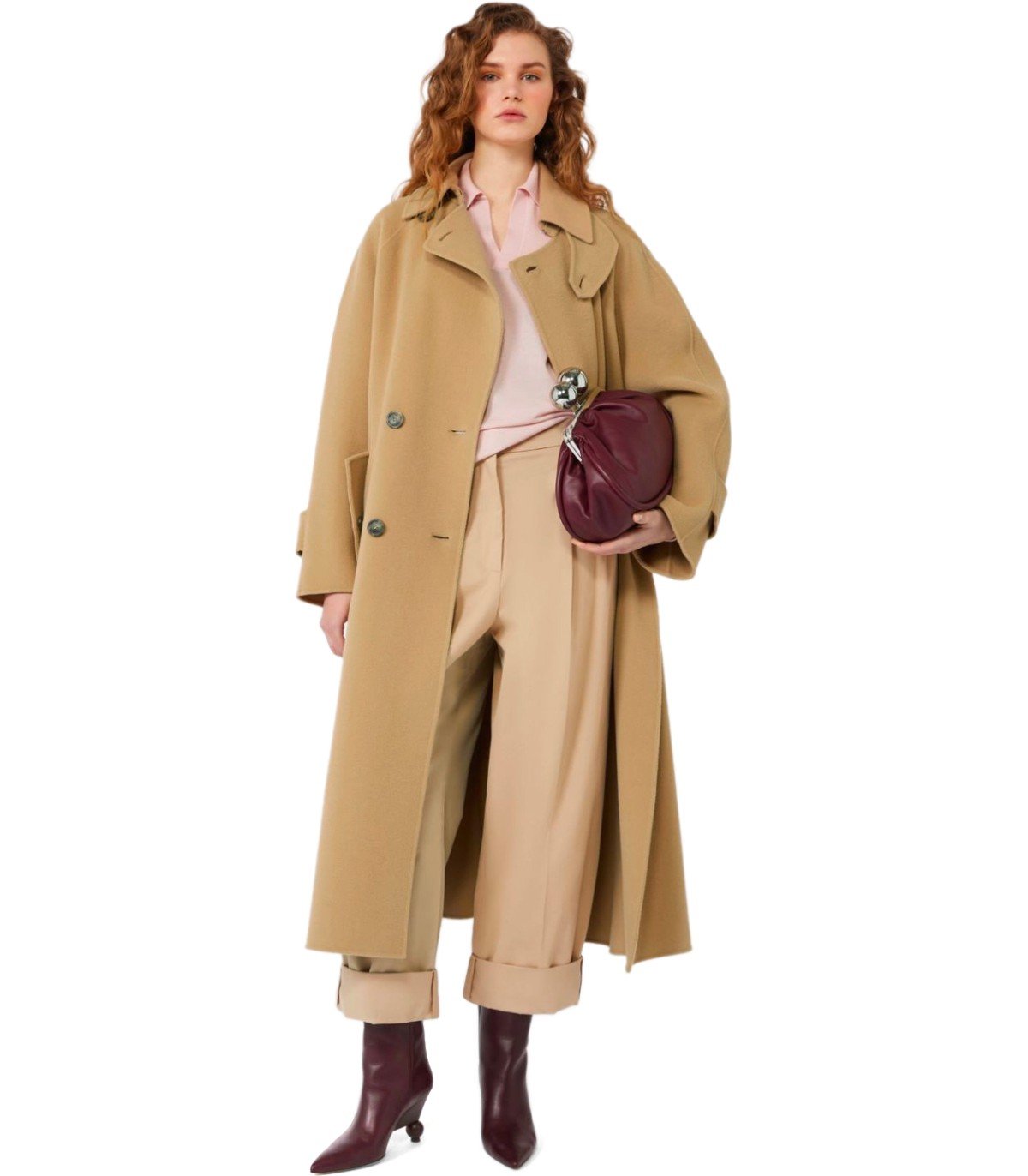 CAPPOTTO CON CINTURA CADINE CAMMELLO MAX MARA WEEKEND
