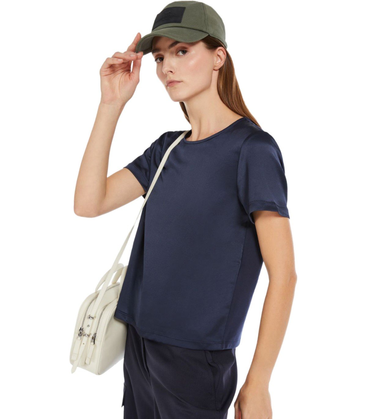 MAX MARA WEEKEND AMBURGO BLUE BLOUSE