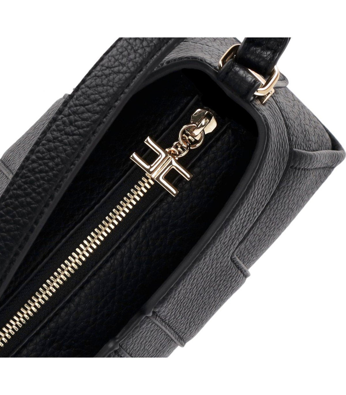 ELISABETTA FRANCHI BLACK SMALL HANDBAG