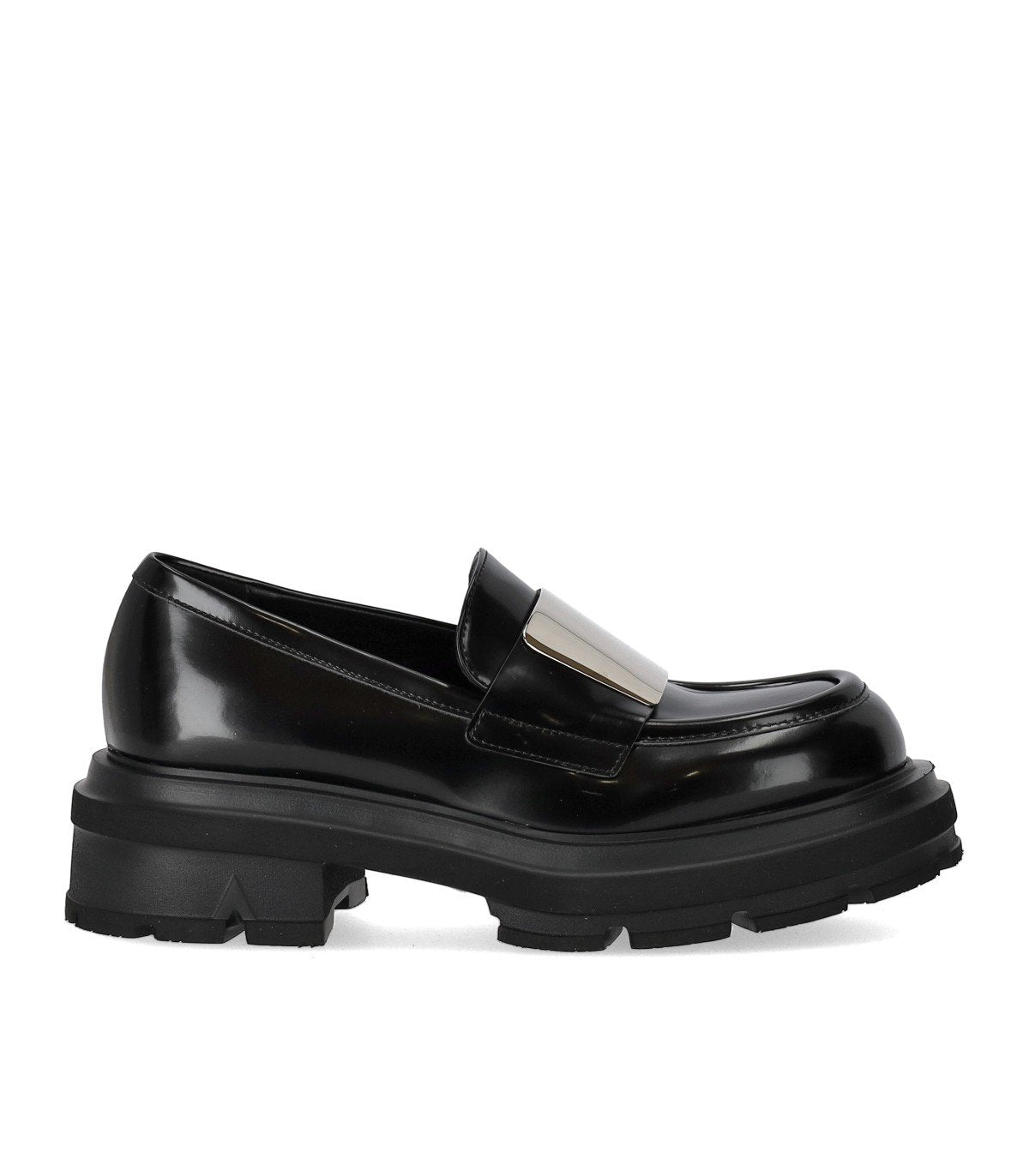 ローファー・オックスフォード ELENA IACHI CHAIN LOAFER E3027 NATURE NERO ELENA IACHI CHAIN LOAFER E3027 NATURE NERO (ELENA IACHI