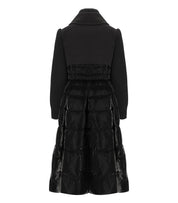 PIUMINO LUNGO A RUOTA NERO ELISABETTA FRANCHI