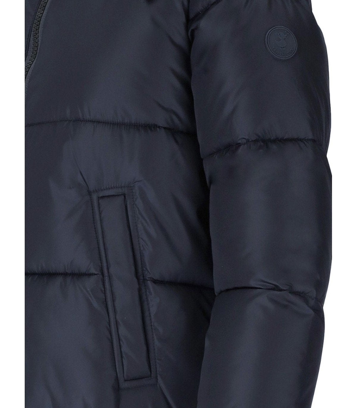 SAVE THE DUCK COLETTE BLUE HODDED PADDED JACKET