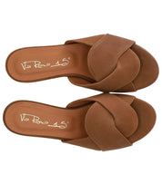 VIA ROMA 15 LIGHT BROWN SLIDE