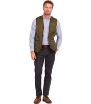 BARBOUR POLARQUILT LINER OLIVE GREEN VEST