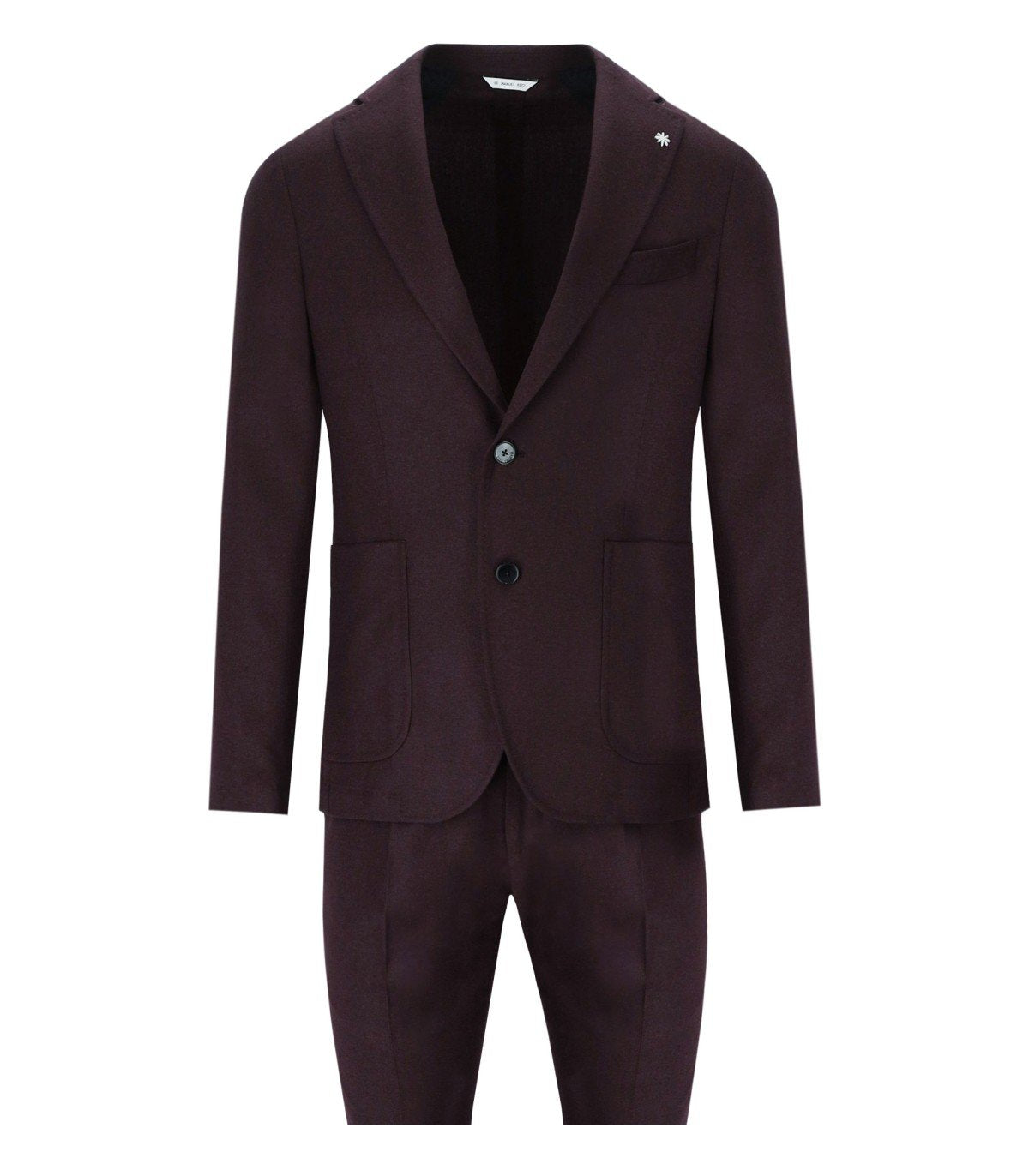 MANUEL RITZ BURGUNDY SUIT