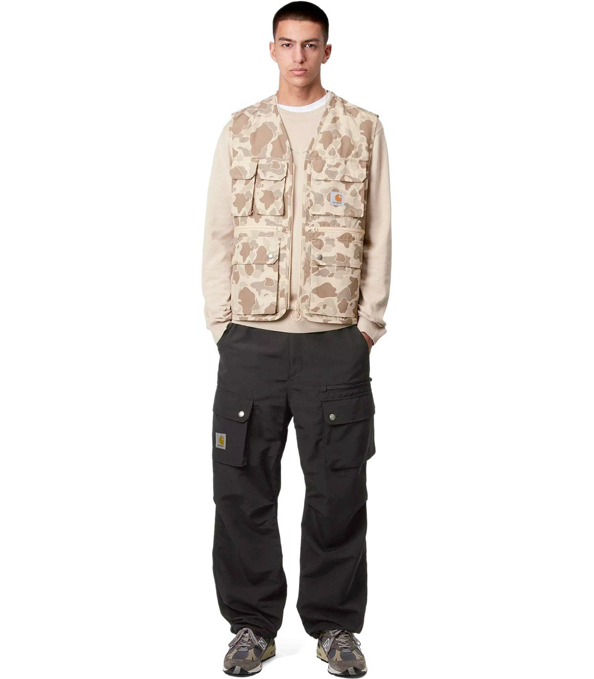 CARHARTT WIP IRWIN BLACK TROUSER