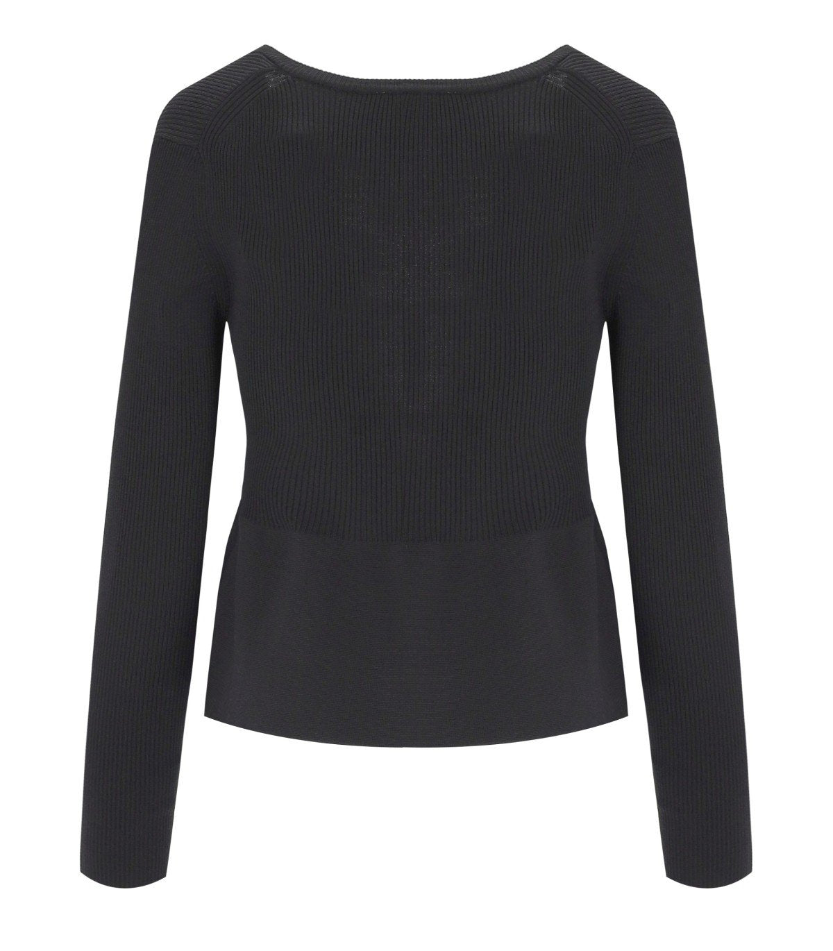 GANNI BLACK CARDIGAN WITH LACES