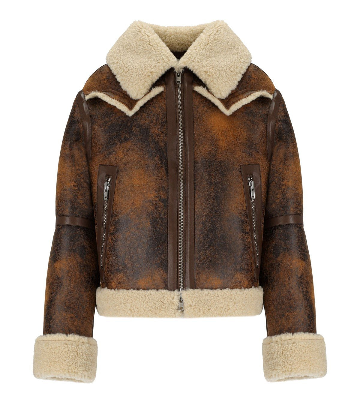 GIACCA LESSIE MARRONE STAND STUDIO