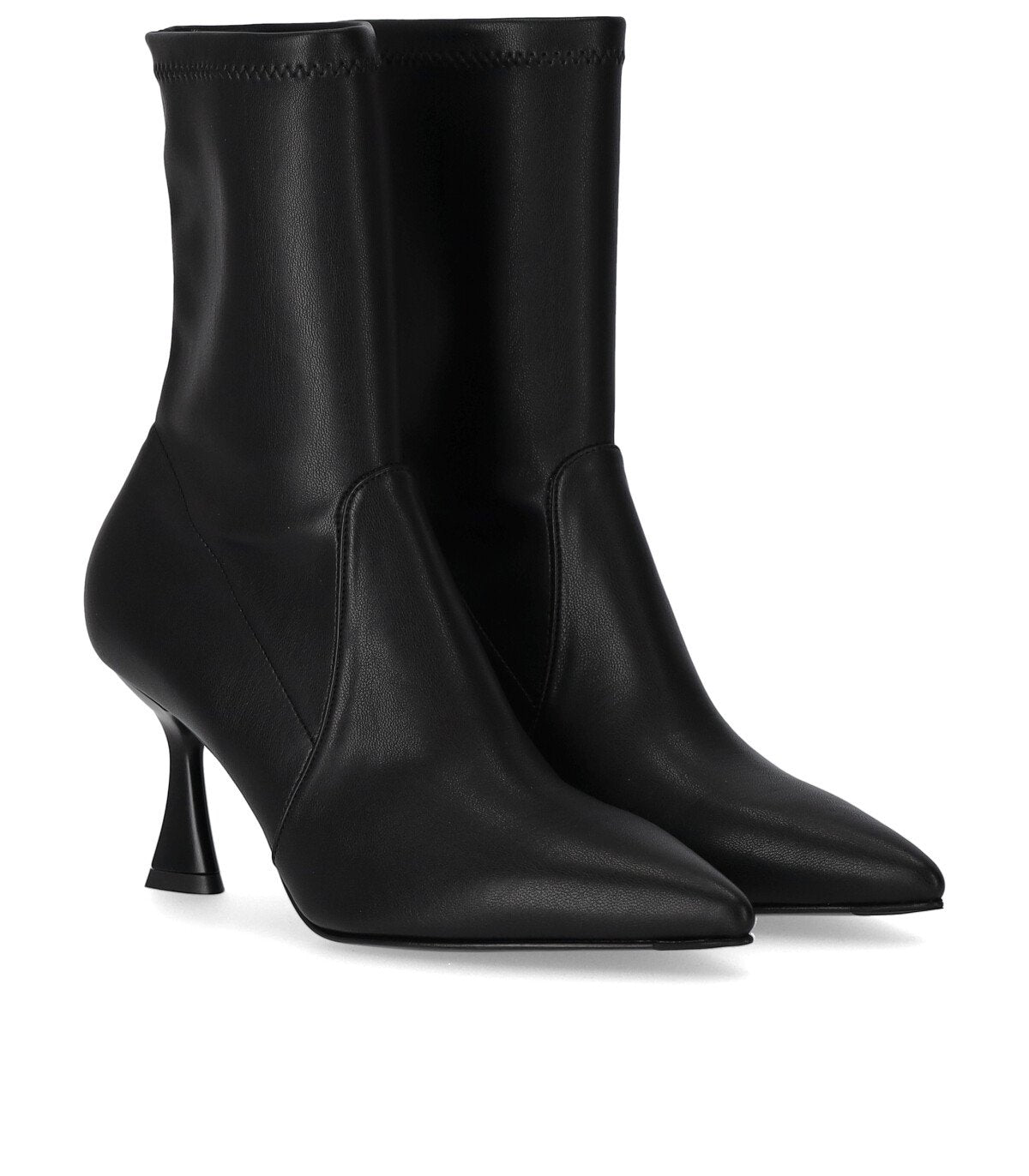 SERGIO LEVANTESI JANET BLACK HEELED ANKLE BOOT