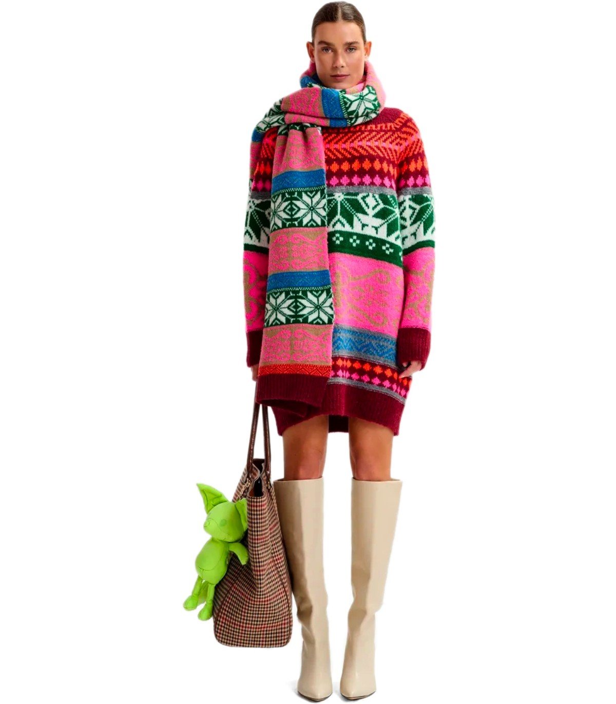 SCIARPA ICHARPE FUCSIA ESSENTIEL ANTWERP