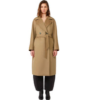 CAPPOTTO CON CINTURA RESINA CAMMELLO MAX MARA WEEKEND