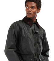 BARBOUR BEDALE WAX SAGE GREEN JACKET