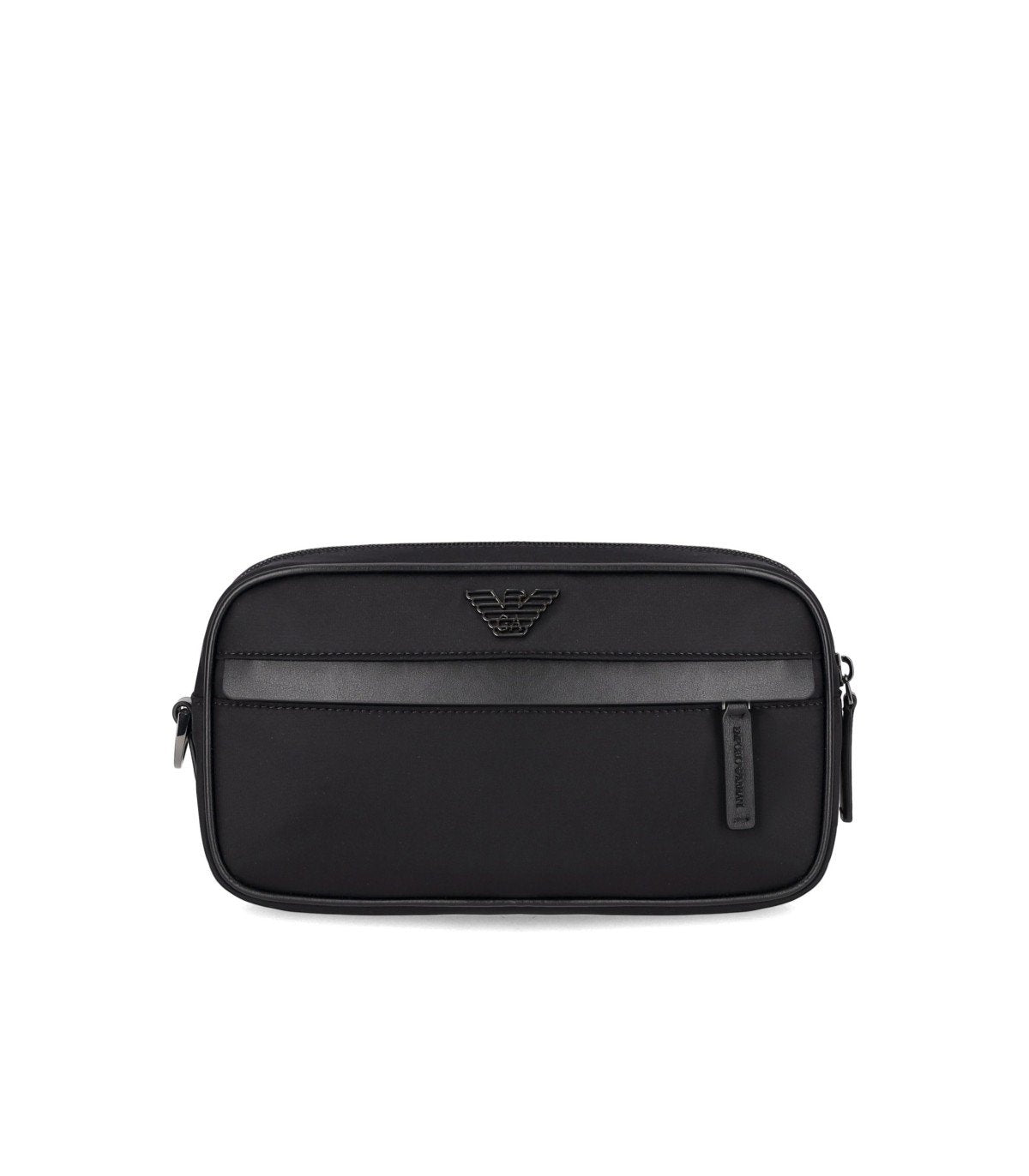 EMPORIO ARMANI NYLON BLACK TOILETRY BAG