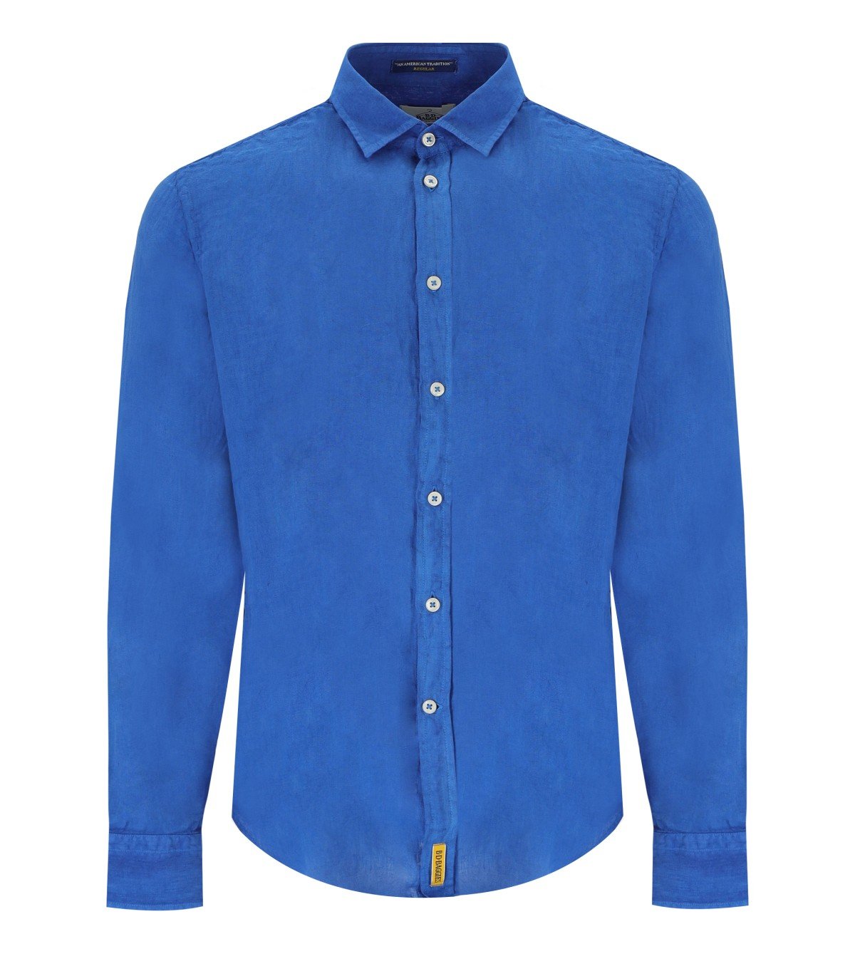 B-D BAGGIES BRAD BLUE LINEN SHIRT