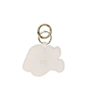 GANNI PUPPY BROWN KEYCHAIN