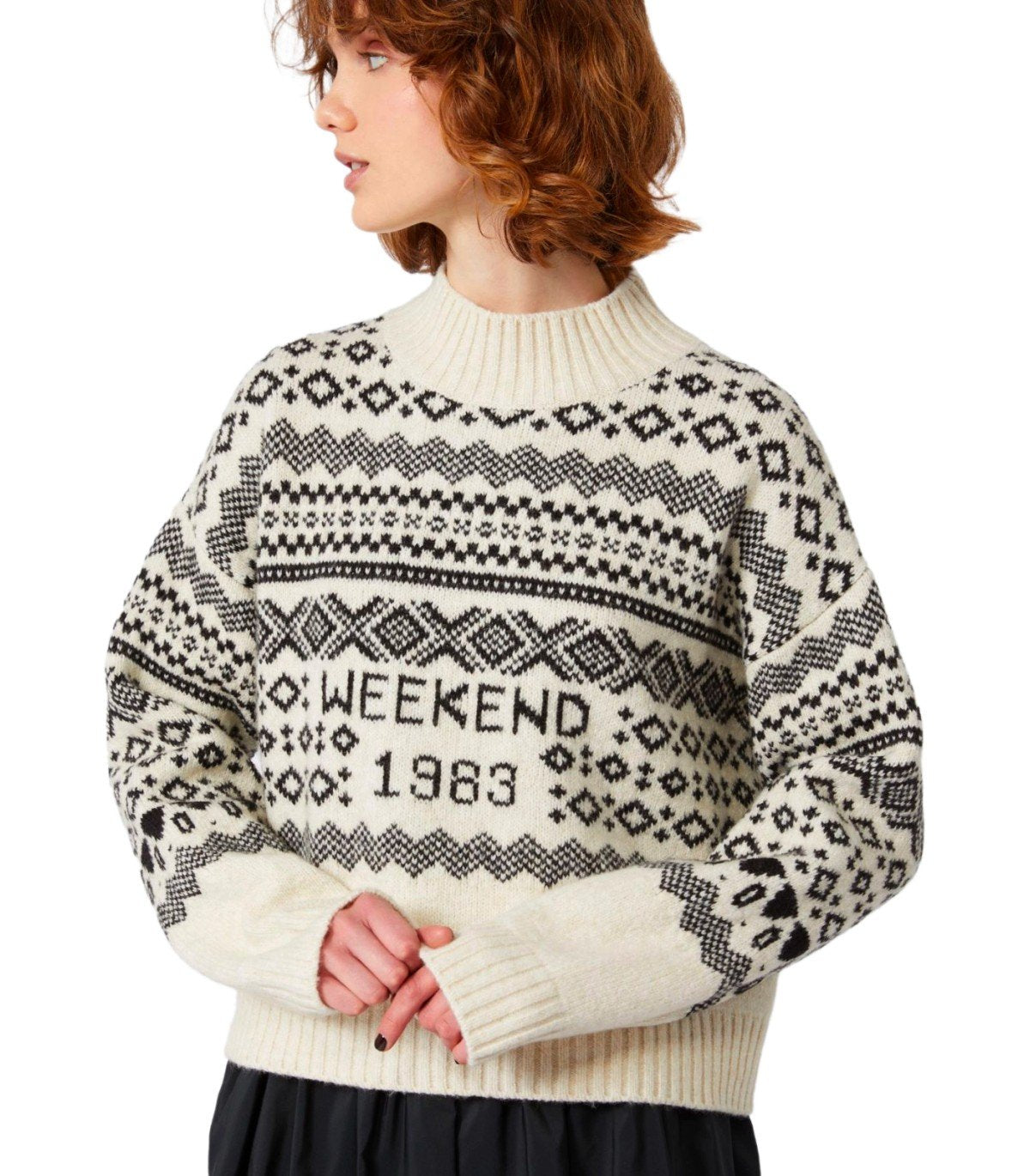 MAGLIONE BRIOSO1234 BIANCO MAX MARA WEEKEND