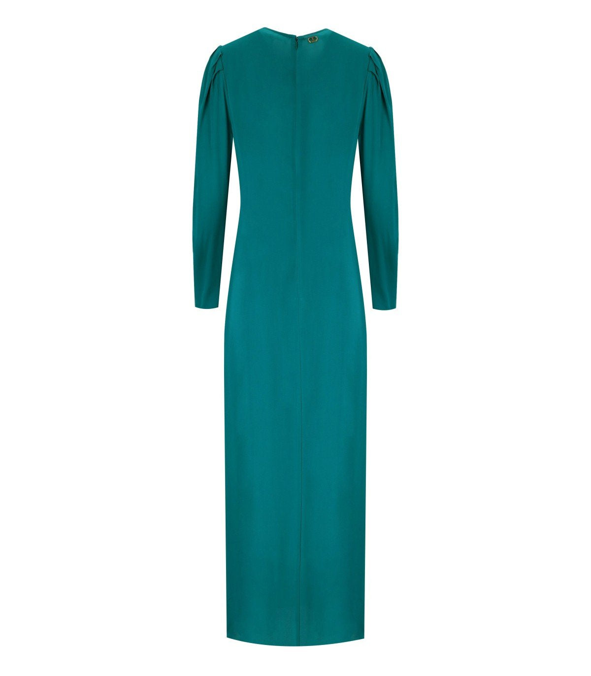 TWINSET SMARAGDGRÜNES LANGES KLEID