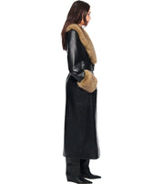 STAND STUDIO ESTELLA ZWART COAT