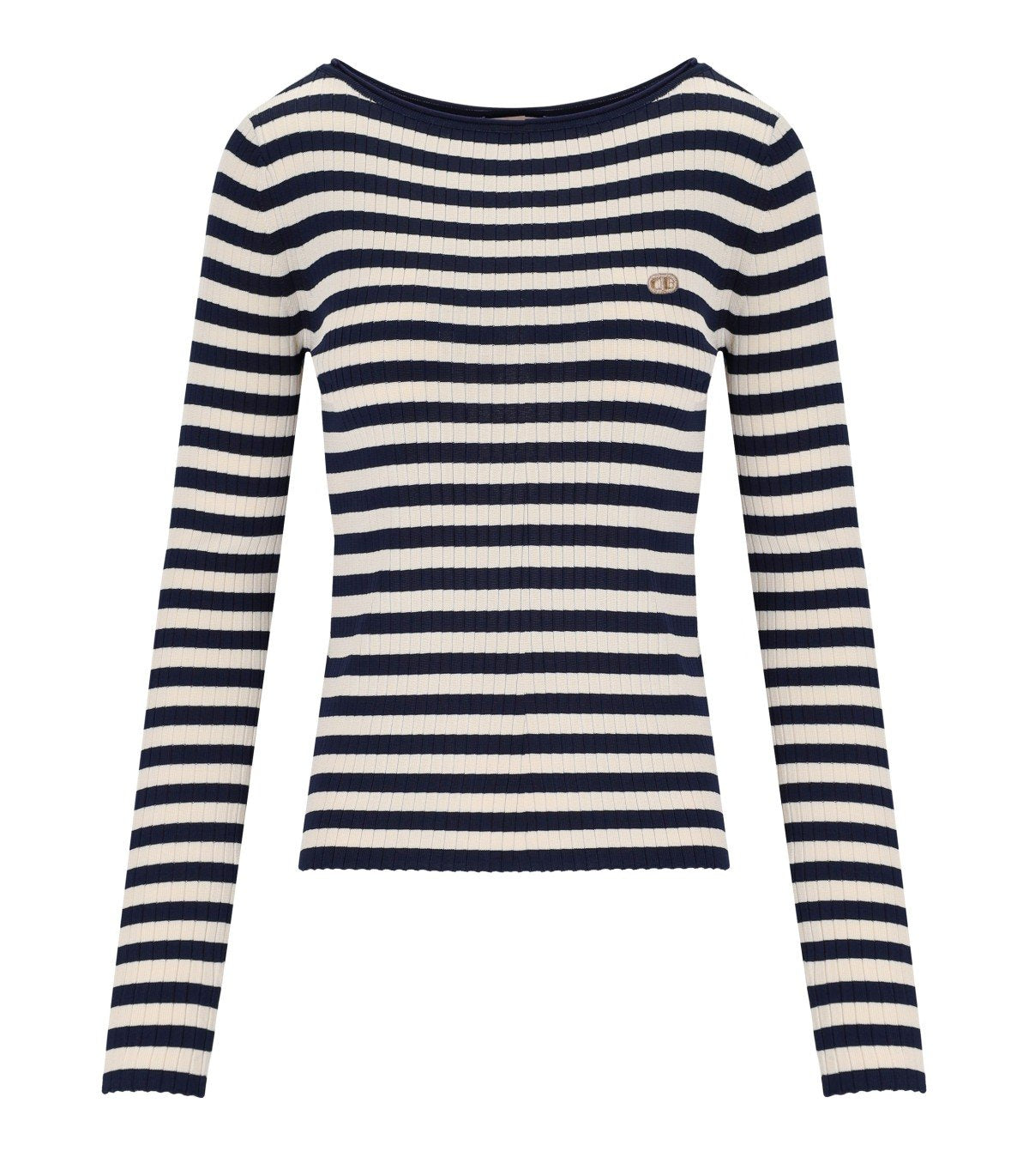 MAGLIA A RIGHE BLU BIANCA TWINSET