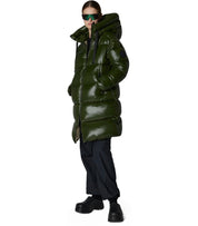 PIUMINO CON CAPPUCCIO ISABEL VERDE SAVE THE DUCK