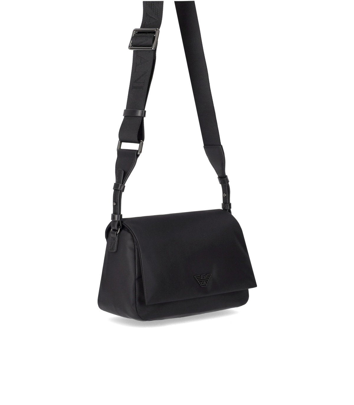 EMPORIO ARMANI BLACK CROSSBODY BAG