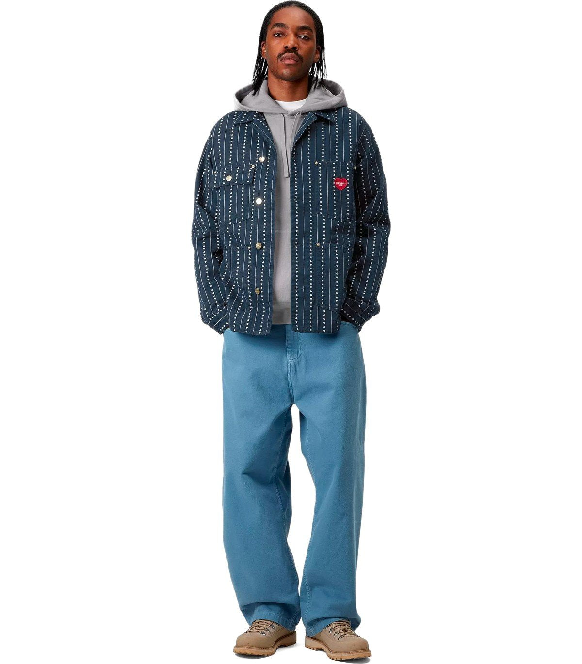 CARHARTT WIP DREWE CHORE BLUE JACKET