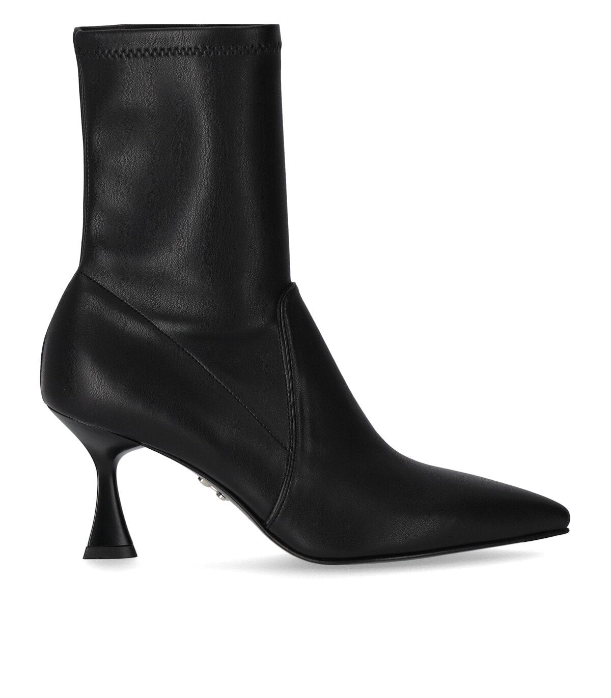 SERGIO LEVANTESI JANET BLACK HEELED ANKLE BOOT