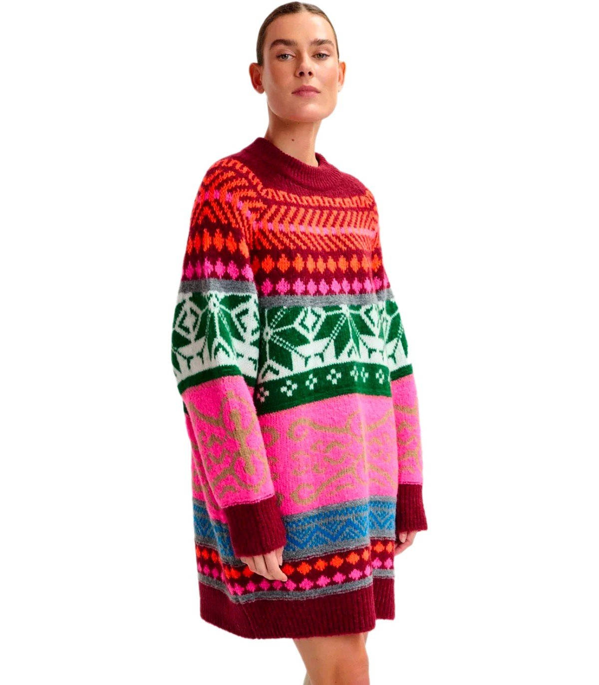 ESSENTIEL ANTWERP ICON MEHRFARBIGES KLEID