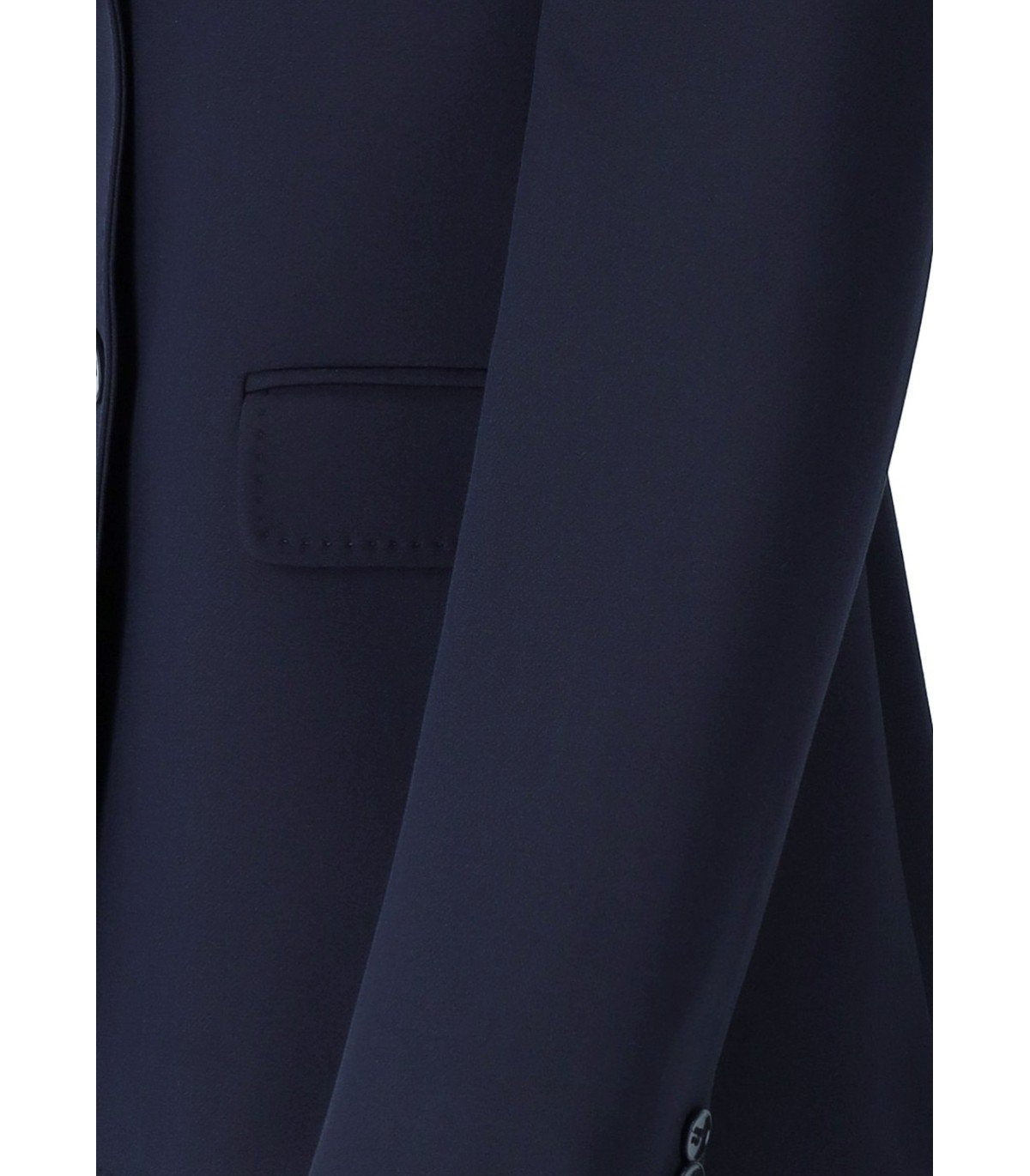 MAX MARA WEEKEND UVA BLUE SINGLE-BREASTED BLAZER