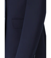 MAX MARA WEEKEND UVA BLUE SINGLE-BREASTED BLAZER