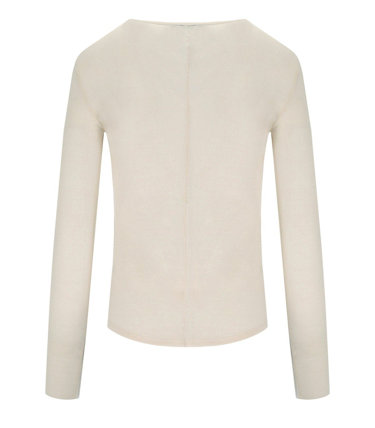 MAX MARA WEEKEND VINCITA IVOOR T-SHIRT MET LANGE MOUWEN
