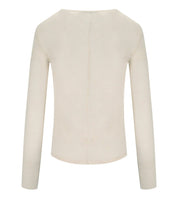 MAX MARA WEEKEND VINCITA IVOOR T-SHIRT MET LANGE MOUWEN