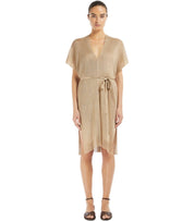 MAX MARA BEACHWEAR DONNOLA GOLD KIMONO